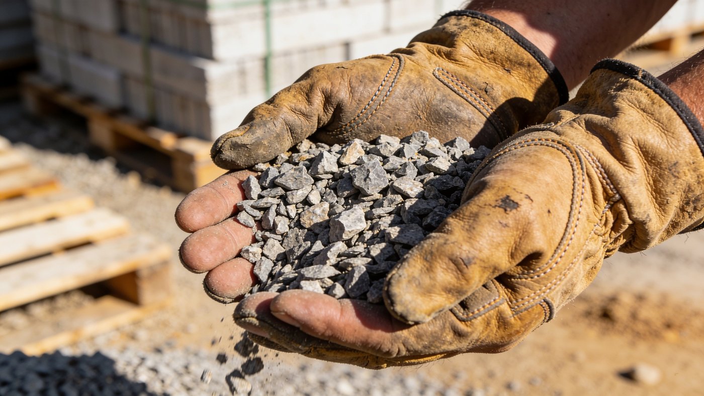 Checking aggregate quality on site